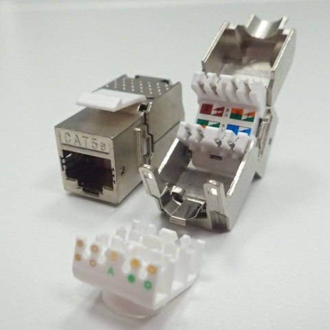 Moduł keystone Jack RJ45 kat. 5e FTP, beznarzędziowy Netrack NETRACK Moduł keystone Jack RJ45 kat. 5e FTP, beznarzędziowy Netrack NETRACK