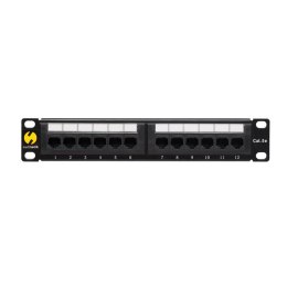 Patch panel 10'' Netrack 12-portów kat. 5e UTP NETRACK