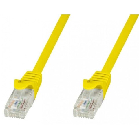PatchCord Techly Cat.5e UTP CCA 0,5. żółty Techly