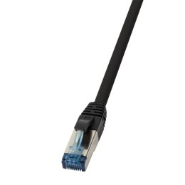 Patchcord LogiLink CQ6075S Cat.6A S/FTP PUR 5,00m czarny LogiLink