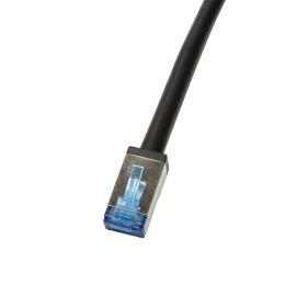 Patchcord LogiLink CQ7053S Cat.6A S/FTP PVC+PE 2m czarny LogiLink
