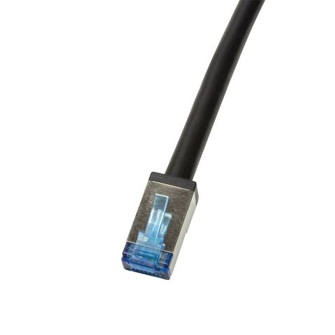 Patchcord LogiLink CQ7113S Cat.6A S/FTP PVC+PE 20m czarny LogiLink Patchcord LogiLink CQ7113S Cat.6A S/FTP PVC+PE 20m czarny LogiLink