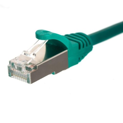Patchcord RJ45, Netrack osłonka zalewana, kat. 5e FTP/STP, 10m zielony NETRACK Patchcord RJ45, Netrack osłonka zalewana, kat. 5e FTP/STP, 10m zielony NETRACK