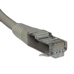 Patchcord RJ45, kat. 6 FTP F/UTP, 3m, Netrack, szary NETRACK