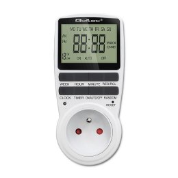 Programator czasowy Qoltec elektroniczny PC0628 | 3680W | 16A | LCD Qoltec
