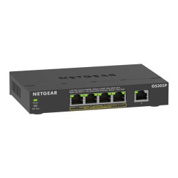 Switch niezarządzalny Netgear GS305Pv3 5x 100M/1G (4xPoE+ 63W) Netgear