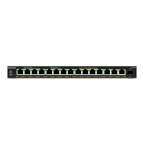 Switch niezarządzalny Netgear GS316EP 15x1G 1xSFP PoE+ 180W Netgear Switch niezarządzalny Netgear GS316EP 15x1G 1xSFP PoE+ 180W Netgear