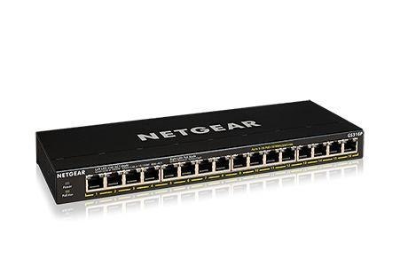 Switch niezarządzalny Netgear GS316P-100EUS 16x10/100/1000Mbps Netgear Switch niezarządzalny Netgear GS316P-100EUS 16x10/100/1000Mbps Netgear