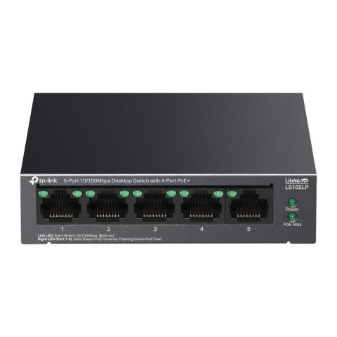 Switch niezarządzalny TP-Link LS105LP 5x100 4x PoE+ 41W TP-Link Systems Inc. Switch niezarządzalny TP-Link LS105LP 5x100 4x PoE+ 41W TP-Link Systems Inc.