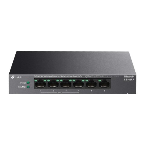 Switch niezarządzalny TP-Link LS106LP 6x100 4x PoE+ 41W TP-Link Systems Inc. Switch niezarządzalny TP-Link LS106LP 6x100 4x PoE+ 41W TP-Link Systems Inc.