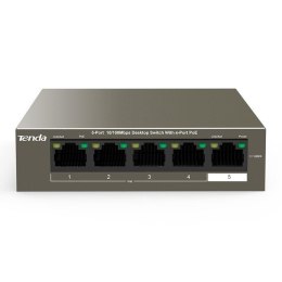 Switch niezarządzalny Tenda TEF1105P-4-63W 5-port 10/100 Mb/s PoE 63W Tenda