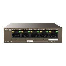 Switch niezarządzalny Tenda TEG1105PD 5-port 1GbE PoE Tenda