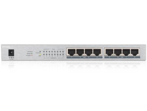 Switch niezarządzalny Zyxel GS1008HP 8x10/100/1000 PoE+ RJ45 ZYXEL Switch niezarządzalny Zyxel GS1008HP 8x10/100/1000 PoE+ RJ45 ZYXEL