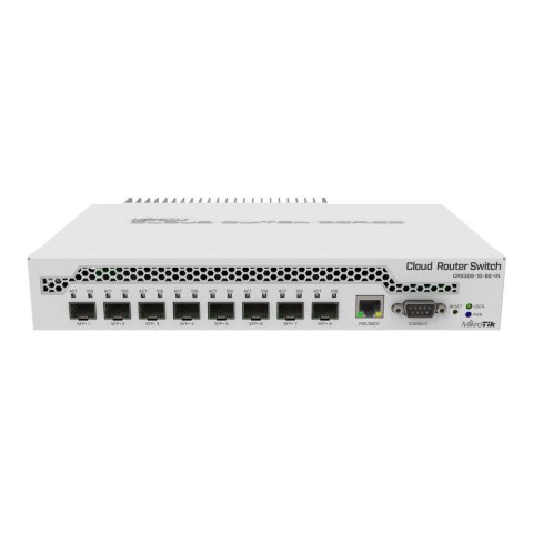 Switch zarządzalny MikroTik CRS309-1G-8S+IN 1x1GbE 8x10GbE SFP+ RS232 PoE Mikrotikls