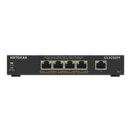 Switch zarządzalny Netgear GS305EPP-100PES 4x1GbE PoE 1x1GbE 120W Netgear