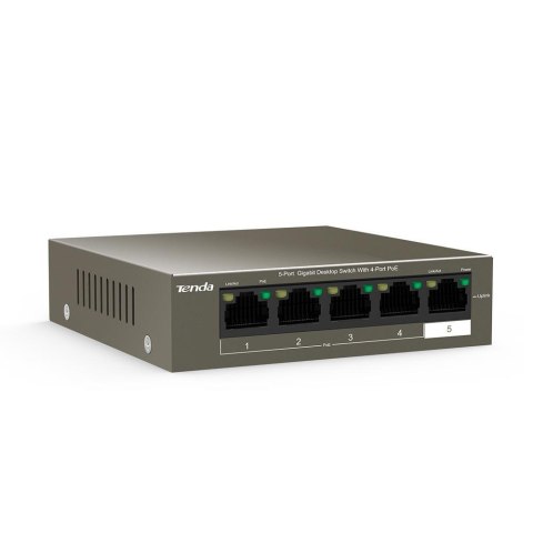Switch zarządzalny Tenda TEG1105P-4-63W 4-port 1GbE PoE 63W Tenda Switch zarządzalny Tenda TEG1105P-4-63W 4-port 1GbE PoE 63W Tenda