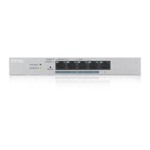 Switch zarządzalny Zyxel GS1200-5HP v2 5x10/100/1000 4xPoE+ RJ45 ZYXEL Switch zarządzalny Zyxel GS1200-5HP v2 5x10/100/1000 4xPoE+ RJ45 ZYXEL