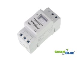 Timer cyfrowy GreenBlue GB104 na szynę DIN 16 programów max 240 programów Greenblue