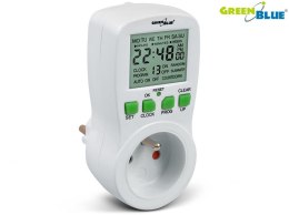 Timer cyfrowy GreenBlue GB107 16 programów max 240 programów Greenblue