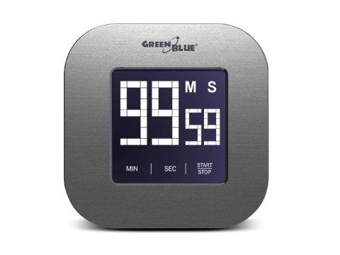 Timer cyfrowy GreenBlue GB524 stoper minutnik magnetyczny z dotykowym ekranem Greenblue Timer cyfrowy GreenBlue GB524 stoper minutnik magnetyczny z dotykowym ekranem Greenblue