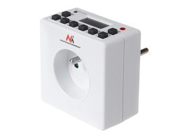 Timer cyfrowy Maclean MCE30 10 programów CD funkcja random 3600W czasomierz programator cyfrowy max 156 programów Maclean