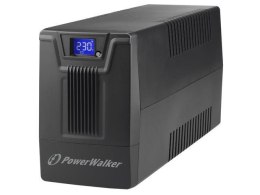 Zasilacz awaryjny UPS Power Walker Line-Interactive 600VA SCL 2x PL 230V, RJ11/45 In/Out, USB, LCD Power Walker