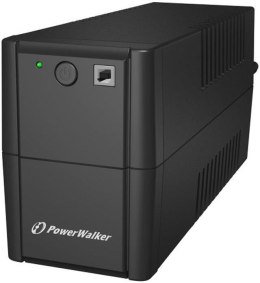 Zasilacz awaryjny UPS Power Walker Line-Interactive 650VA 2xSCHUKO RJ11 In/Out USB Power Walker