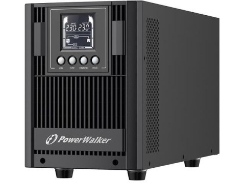 Zasilacz awaryjny UPS Power Walker On-Line 2000VA AT 4x FR Out, USB/RS-232, LCD, Tower, EPO Power Walker