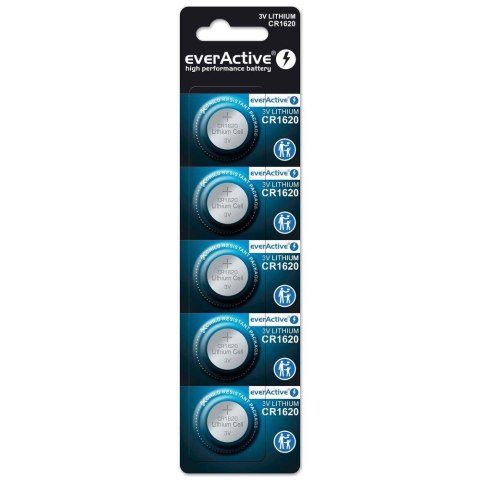 Bateria litowa CR1620 everActive 5 szt. Everactive Bateria litowa CR1620 everActive 5 szt. Everactive