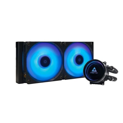 Chłodzenie wodne Chieftec Iceberg 240 CLC-240-RGB 2x120mm PWM Chieftec Chłodzenie wodne Chieftec Iceberg 240 CLC-240-RGB 2x120mm PWM Chieftec