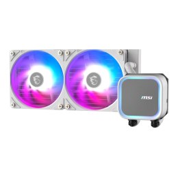 Chłodzenie wodne MSI MAG CORELIQUID A13 240 WHITE ARGB 2x120mm MSI
