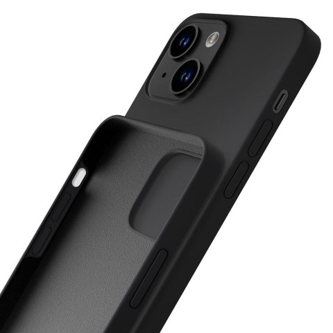 Etui na telefon 3mk do Apple iPhone 13 silikonowe, czarne 3mk Protection Etui na telefon 3mk do Apple iPhone 13 silikonowe, czarne 3mk Protection