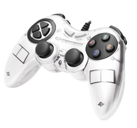 Gamepad PC USB Esperanza "Fighter" biały ESPERANZA Gamepad PC USB Esperanza "Fighter" biały ESPERANZA