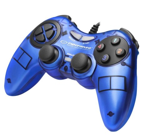 Gamepad PC USB Esperanza "Fighter" niebieski ESPERANZA Gamepad PC USB Esperanza "Fighter" niebieski ESPERANZA