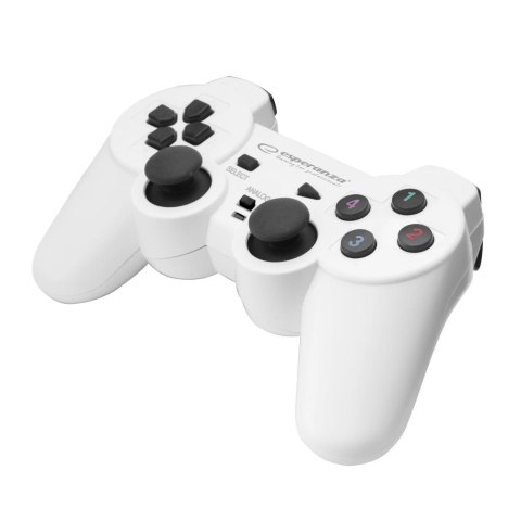 Gamepad PC USB Esperanza "Warrior" biało/czarny ESPERANZA Gamepad PC USB Esperanza "Warrior" biało/czarny ESPERANZA