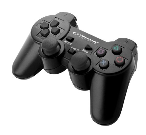 Gamepad PS3/PC USB Esperanza "Trooper" czarny ESPERANZA Gamepad PS3/PC USB Esperanza "Trooper" czarny ESPERANZA