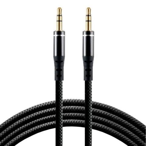 Kabel przewód silikonowy audio AUX wtyk - wtyk jack 3.5 mm stereo 100cm everActive CBS-1JB czarny Everactive Kabel przewód silikonowy audio AUX wtyk - wtyk jack 3.5 mm stereo 100cm everActive CBS-1JB czarny Everactive