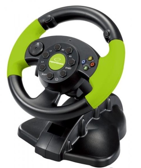 Kierownica Esperanza EG104 HIGH OCTANE XBOX 360 EDITION do PC/PS1/PS2/PS3 ESPERANZA Kierownica Esperanza EG104 HIGH OCTANE XBOX 360 EDITION do PC/PS1/PS2/PS3 ESPERANZA