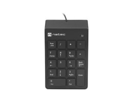 Klawiatura Natec Goby 2 numeryczna USB 18 klawiszy czarna Natec