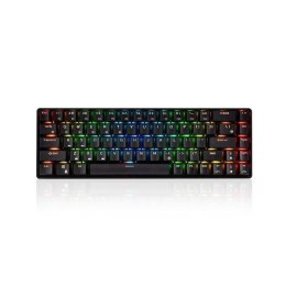 Klawiatura bezprzewodowa Modecom Volcano LANPARTY BT RGB Gaming mechaniczna (Przełącznik żółty Gateron) Modecom