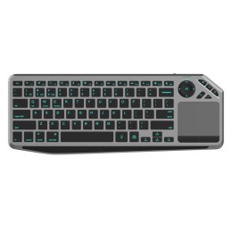 Klawiatura bezprzewodowa Techly Dualna BT/RF Touchpad LED RGB Techly