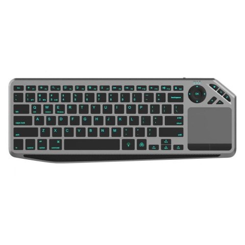 Klawiatura bezprzewodowa Techly Dualna BT/RF Touchpad LED RGB Techly Klawiatura bezprzewodowa Techly Dualna BT/RF Touchpad LED RGB Techly