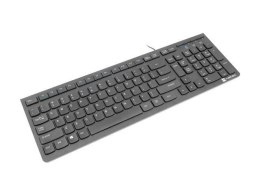 Klawiatura przewodowa Natec Discus 2 multimedialna slim USB czarna Natec