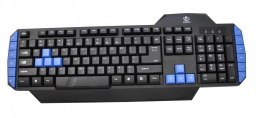 Klawiatura przewodowa Rebeltec WARRIOR Gaming USB czarna Rebeltec