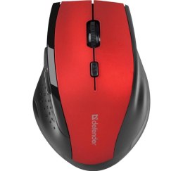 Mysz bezprzewodowa Defender ACCURA MM-365 optyczna 1600dpi 6P czerwona Defender