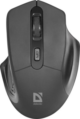 Mysz bezprzewodowa Defender DATUM MB-345 optyczna 1600dpi 4P czarna Defender