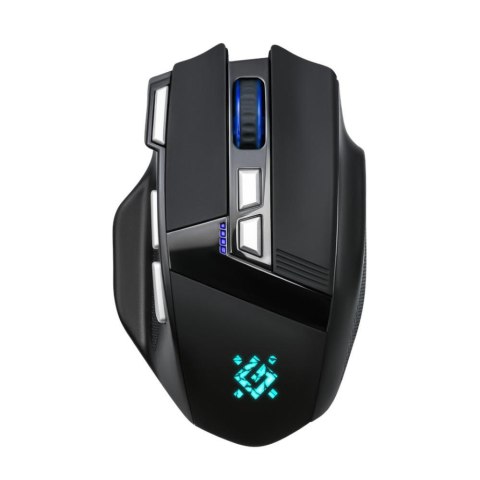 Mysz bezprzewodowa Defender KNIGHT GM-885 optyczna 3200dpi czarna RGB AKUMULATOR 7 przycisków Gaming bezklikowa silent Defender
