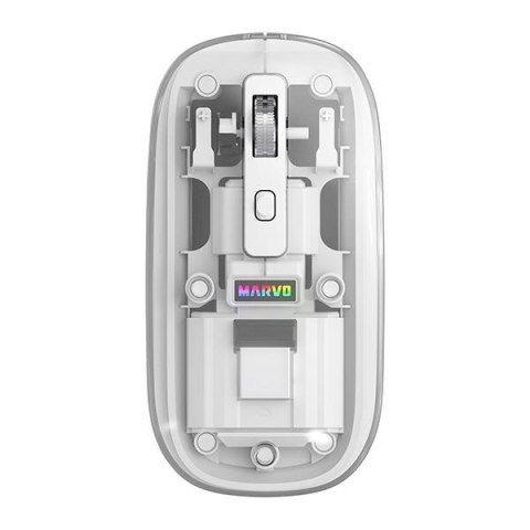 Mysz bezprzewodowa Marvo Prism B10 WH Bluetooth + 2,4 GHz Marvo Mysz bezprzewodowa Marvo Prism B10 WH Bluetooth + 2,4 GHz Marvo
