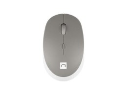 Mysz bezprzewodowa Natec Harrier 2 bluetooth 5.1 1600 DPI z cichym klikiem biało-szara Natec