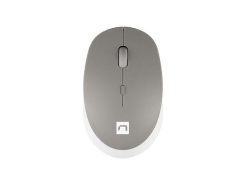 Mysz bezprzewodowa Natec Harrier 2 bluetooth 5.1 1600 DPI z cichym klikiem biało-szara Natec Mysz bezprzewodowa Natec Harrier 2 bluetooth 5.1 1600 DPI z cichym klikiem biało-szara Natec